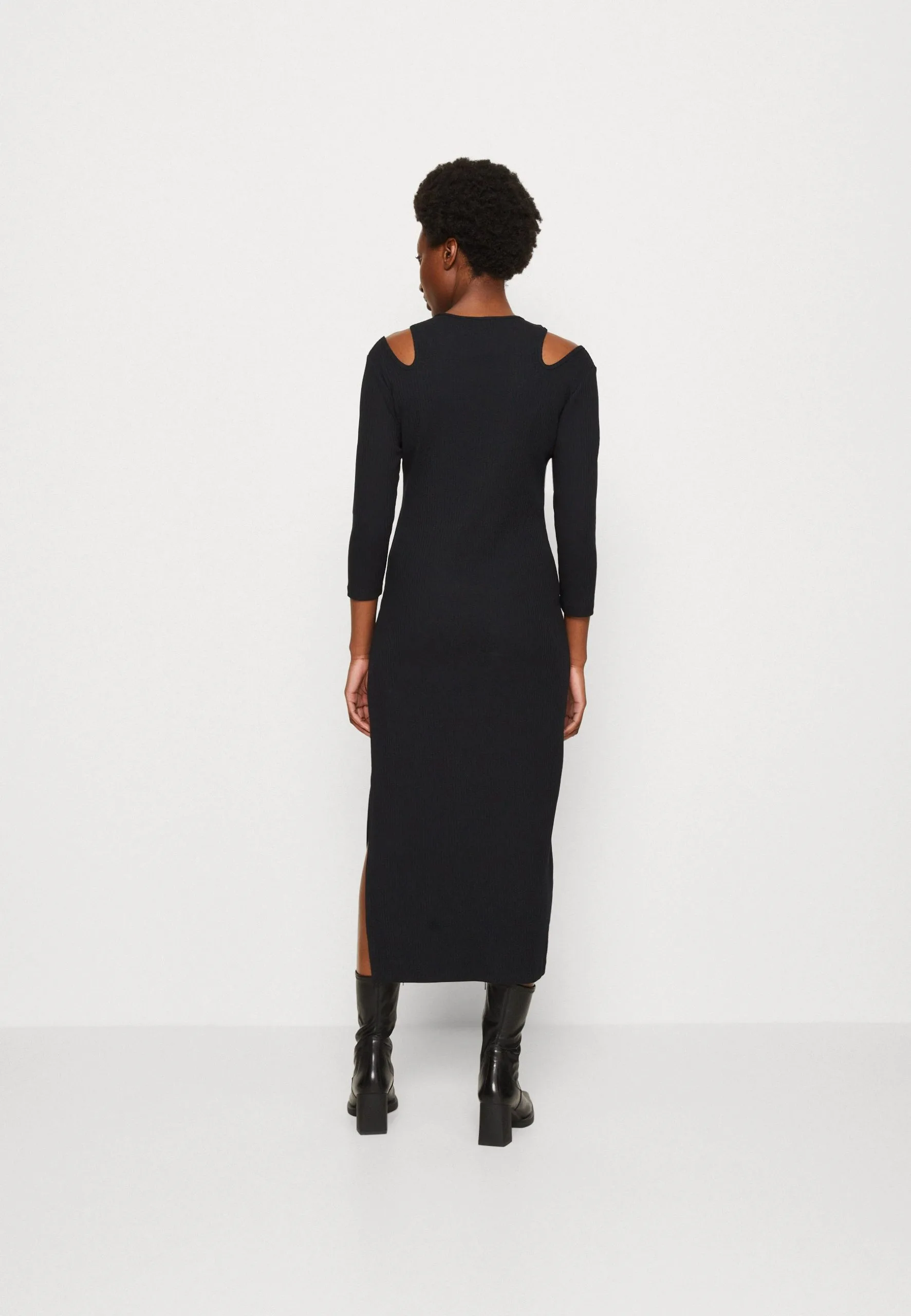 Edc By Esprit Strikket Kjole - Black 5 Edc By Esprit Strikket Kjole - Black - Bilde 3