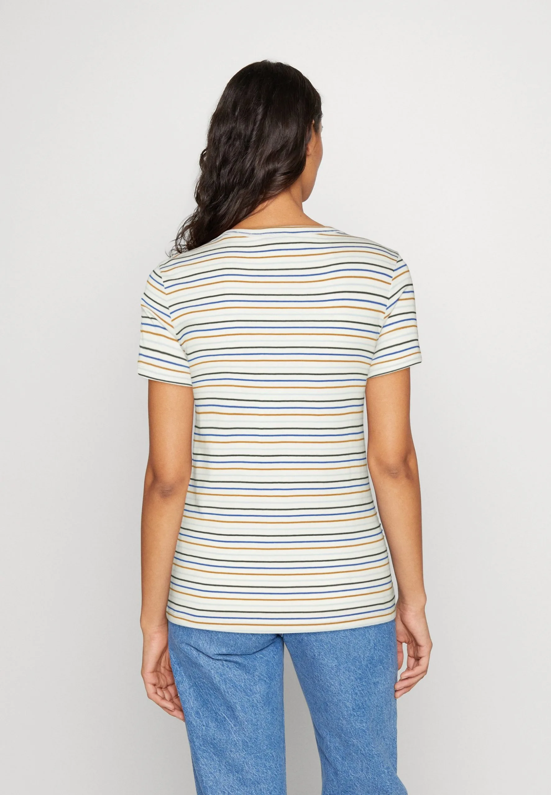 ESPRIT Striped - T-Shirts Med Print - Off White 5 ESPRIT Striped - T-Shirts Med Print - Off White - Bilde 3