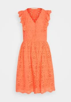 Edc By Esprit Anglaise D - Kjole - Coral Orange 12 Edc By Esprit Anglaise D - Kjole - Coral Orange -ESPRIT Butikk 032ec5fc79cb44e1a4b6651db66b28e9