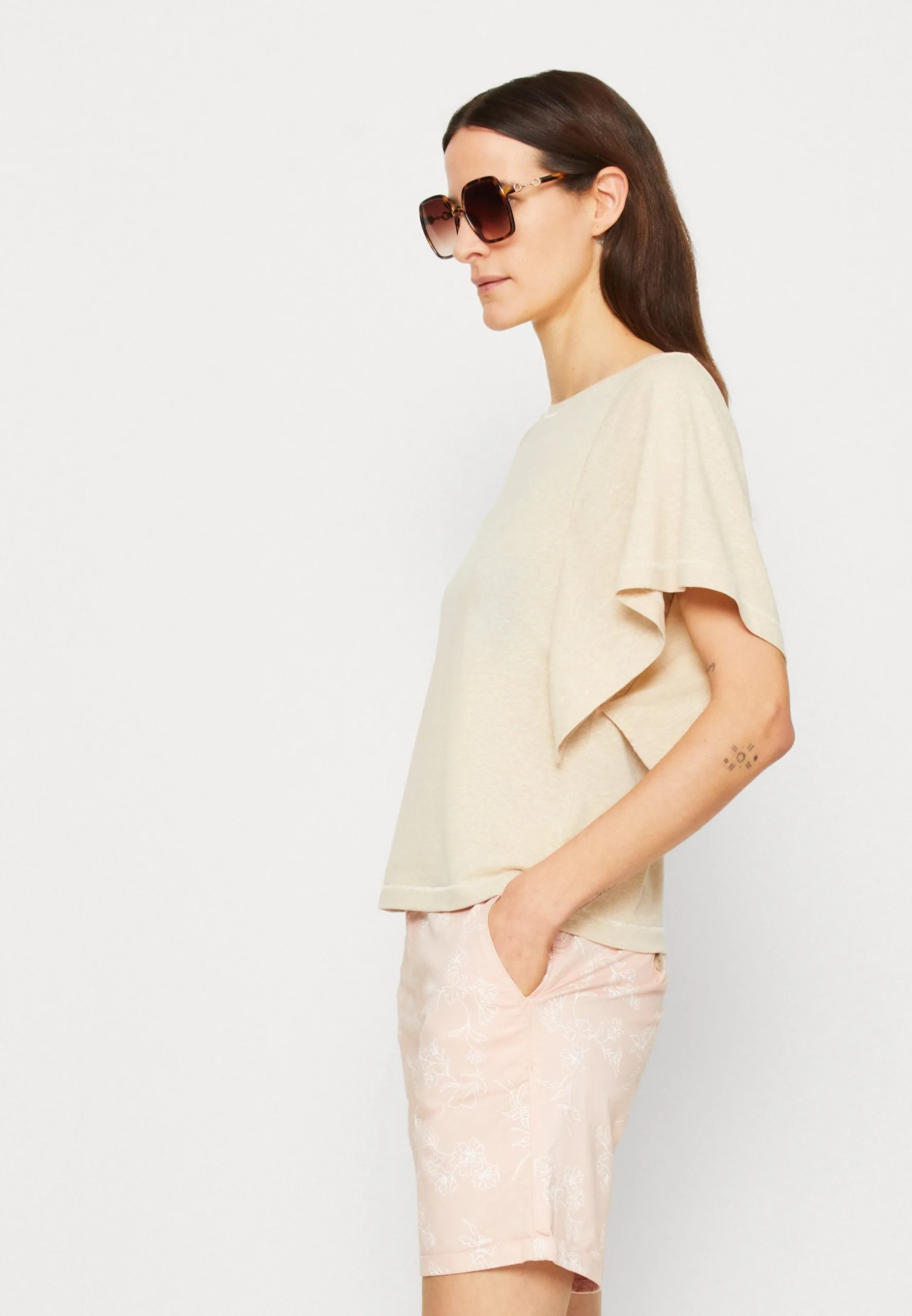 ESPRIT Stitch - T-Shirts - Sand 6 ESPRIT Stitch - T-Shirts - Sand - Bilde 4