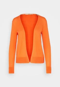 ESPRIT Open Cardigan - Cardigan - Orange Red -ESPRIT Butikk 05d7f3cb072e4a4d87068e09e4ed5cd1
