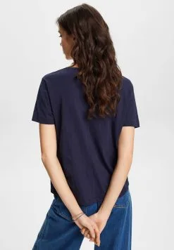 ESPRIT Sticht - T-Shirts - Navy 11 ESPRIT Sticht - T-Shirts - Navy -ESPRIT Butikk 07f004f2fb724307b8c165dd3f35cad1