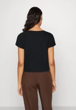 Edc By Esprit Pleat - T-Shirts - Black 10 Edc By Esprit Pleat - T-Shirts - Black -ESPRIT Butikk 095cd8bd9ce3495cb46bbc559d0a096a