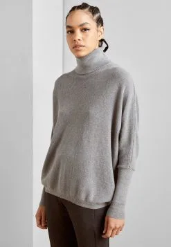 ESPRIT Badwing Rollneck- Strikkegenser - Medium Grey