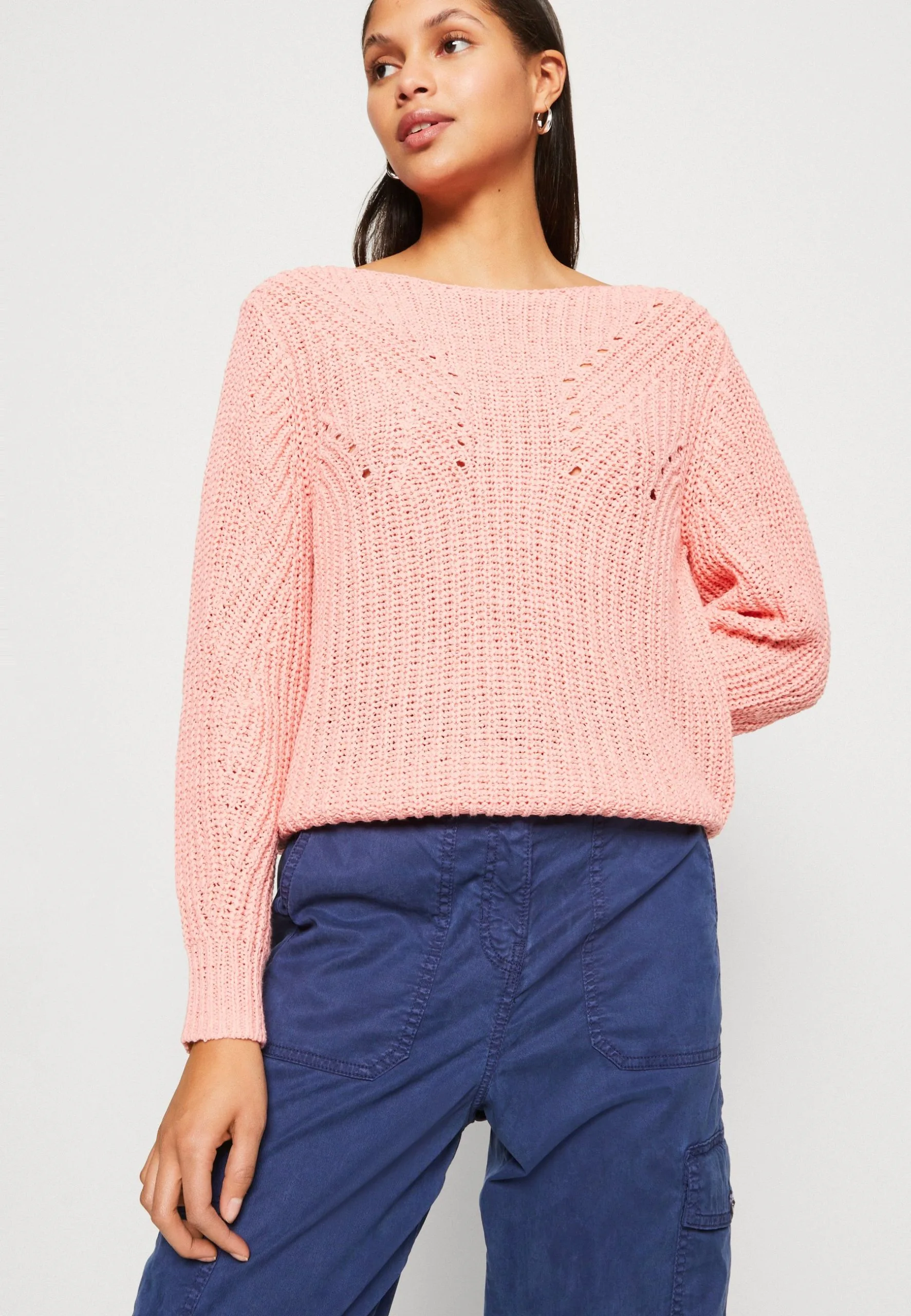 ESPRIT Tape Stitch - Strikkegenser - Pink 6 ESPRIT Tape Stitch - Strikkegenser - Pink - Bilde 4