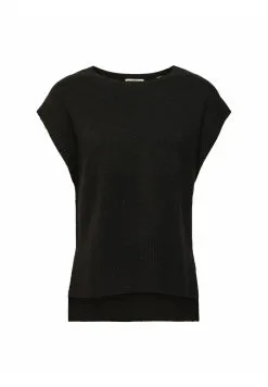 ESPRIT Vest - Strikkegenser - Black