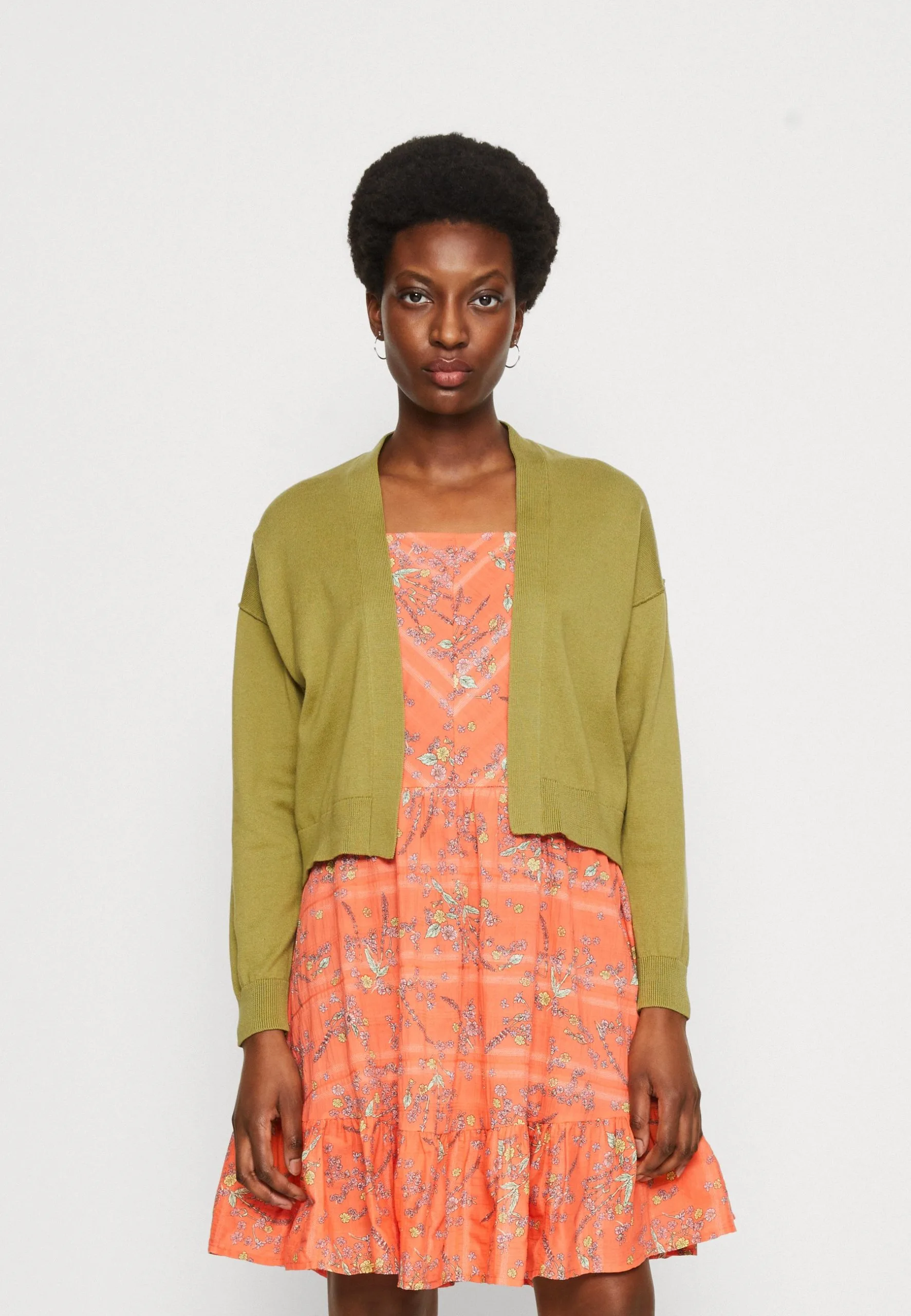 Edc By Esprit Open - Cardigan - Pistachio Green 3 Edc By Esprit Open - Cardigan - Pistachio Green