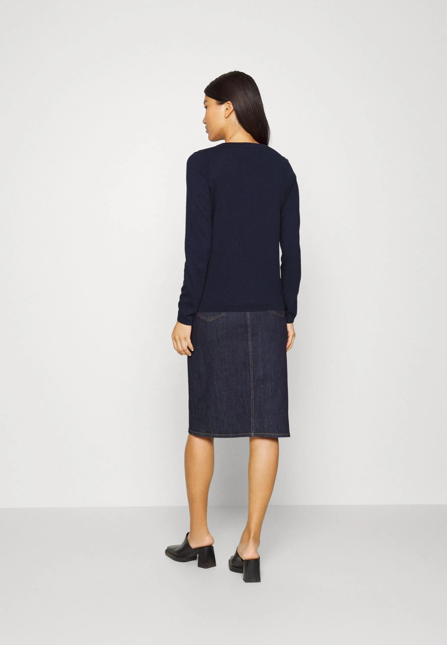 Edc By Esprit V Neck- Strikkegenser - Navy 5 Edc By Esprit V Neck- Strikkegenser - Navy - Bilde 3