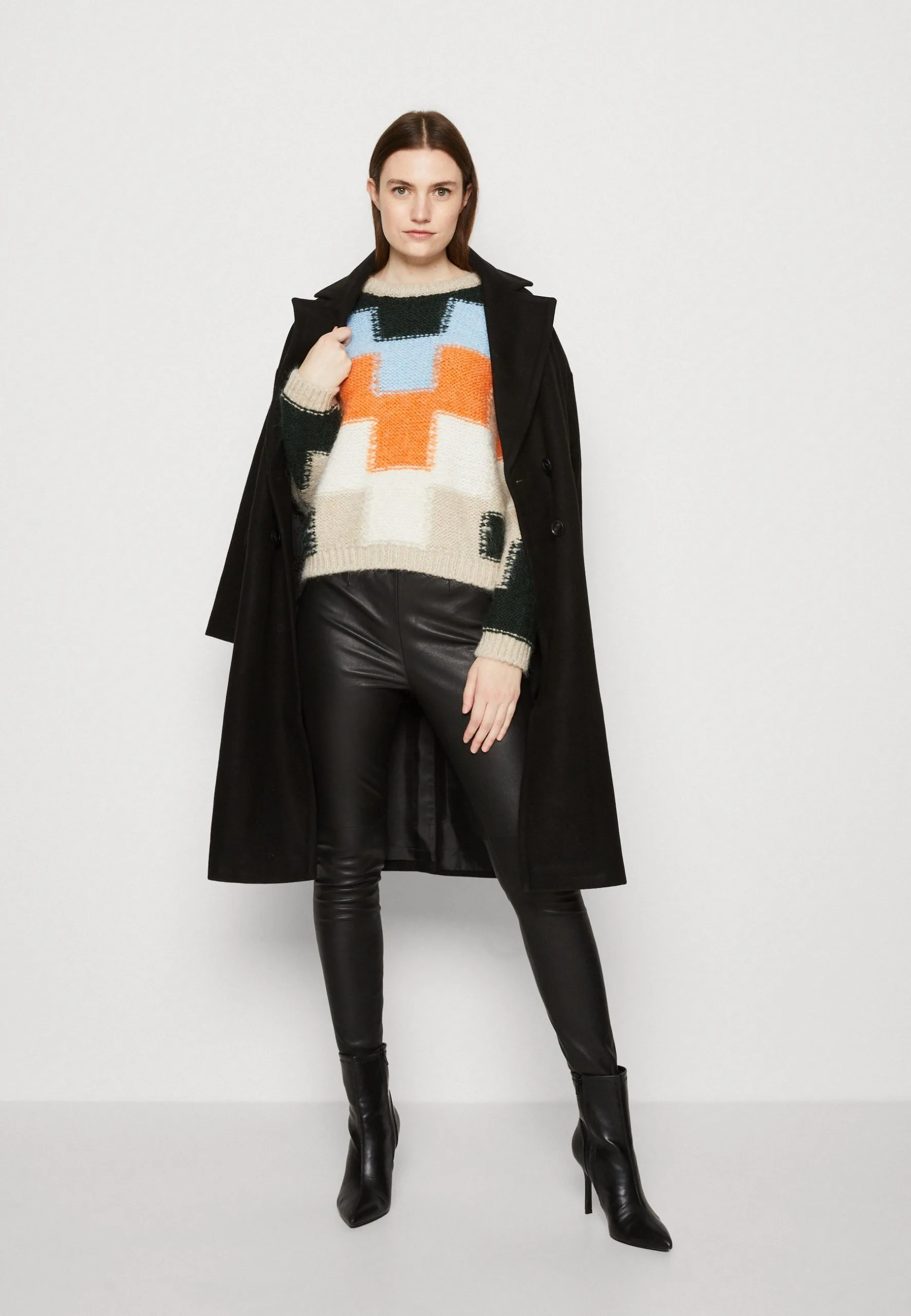 ESPRIT Intarsia Sweater - Strikkegenser - Light Taupe 4 ESPRIT Intarsia Sweater - Strikkegenser - Light Taupe - Bilde 2