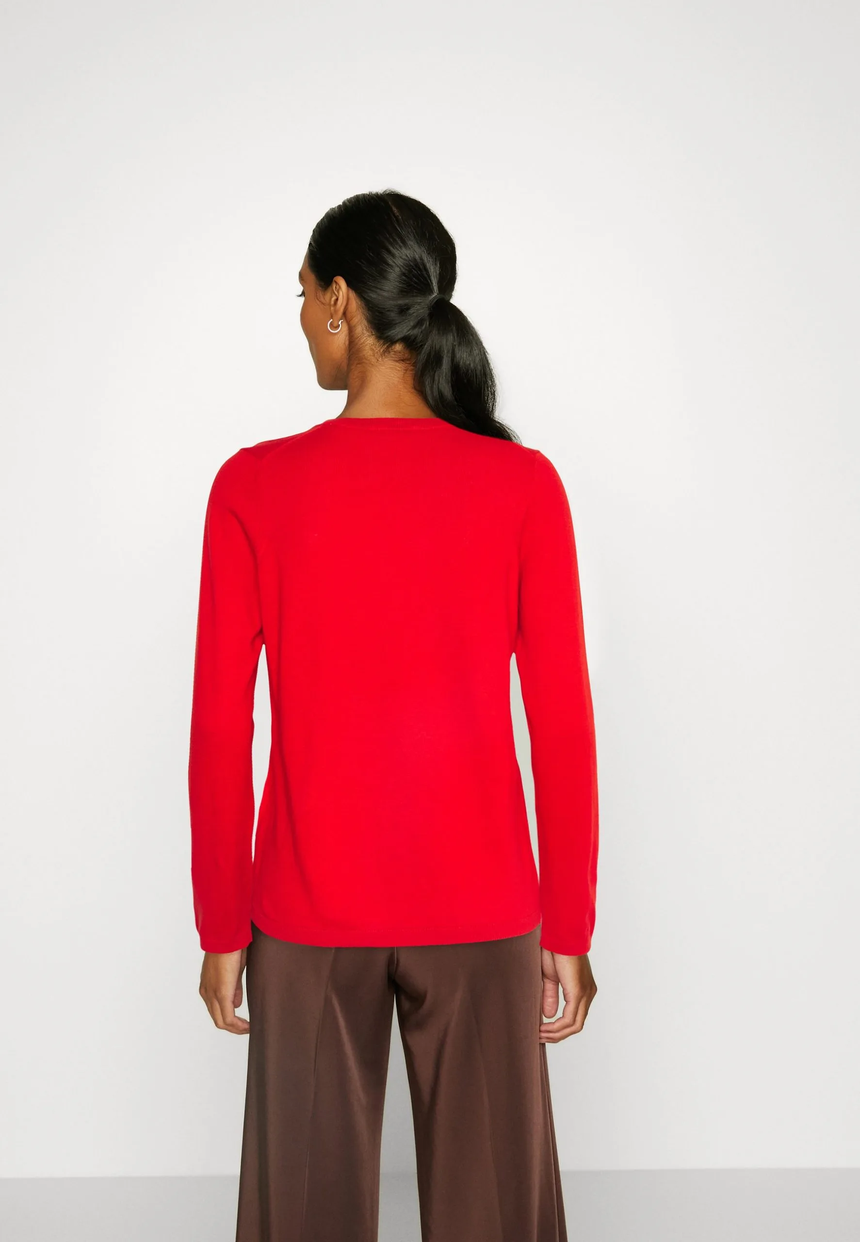 Edc By Esprit V-Neck - Strikkegenser - Red 5 Edc By Esprit V-Neck - Strikkegenser - Red - Bilde 3