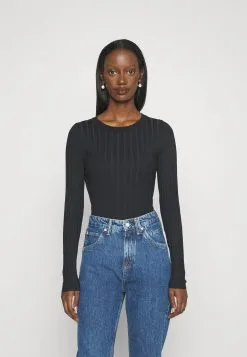 Edc By Esprit F Sus Basic- Strikkegenser - Black