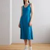 ESPRIT Cve City Dress - Jerseykjole - Dark Turquoise -ESPRIT Butikk 115116c1293f40c3adee706576fcc4fe