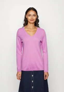 Edc By Esprit V Neck- Strikkegenser - Lilac