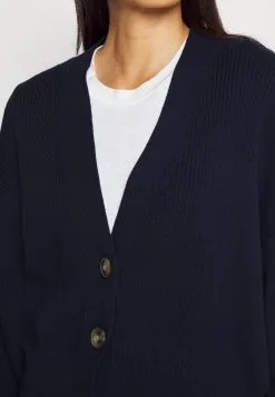 Edc By Esprit Granddad- Cardigan - Navy -ESPRIT Butikk 140760b01f7d49599d0bff6c914b5efb