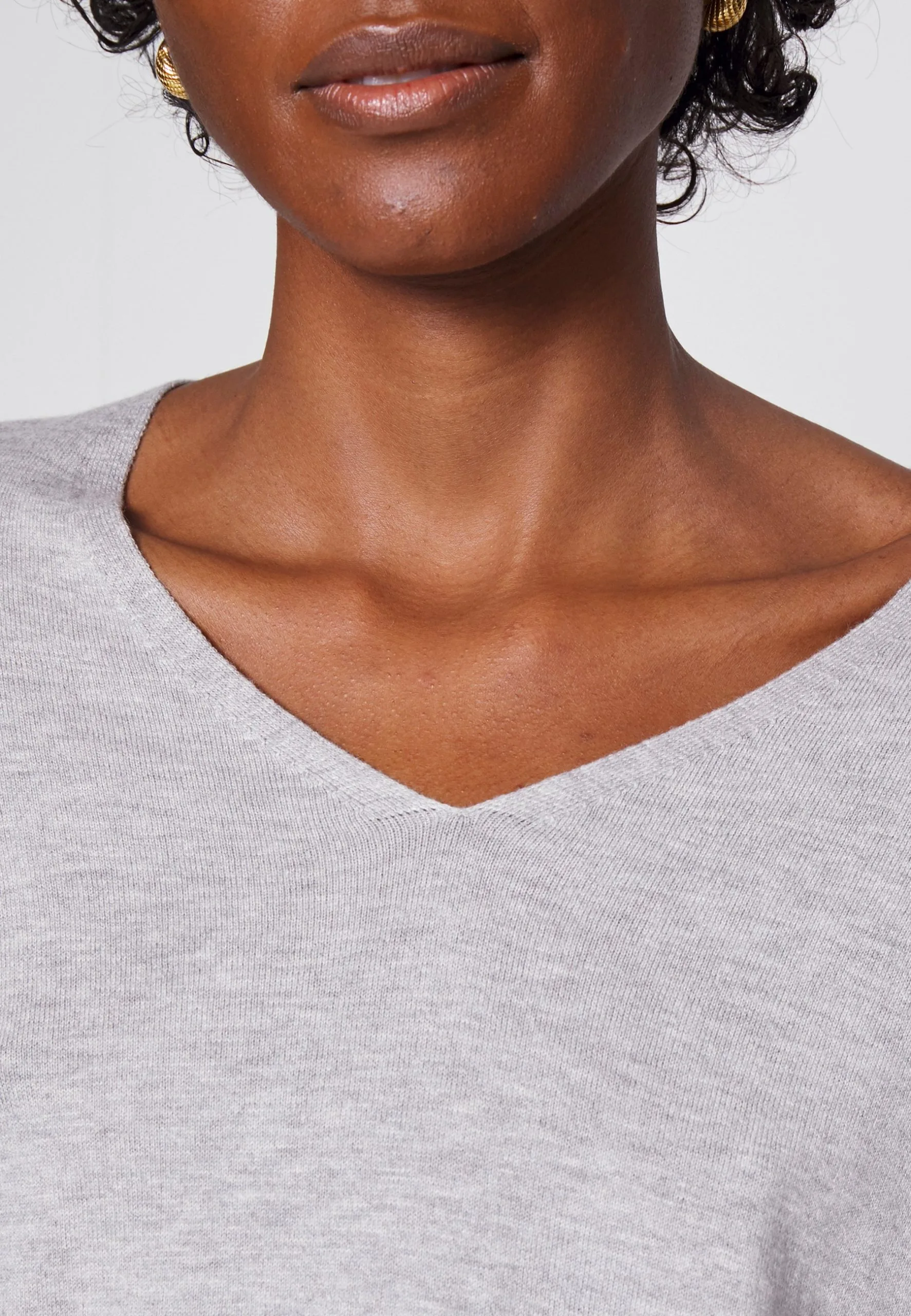 ESPRIT Strikkegenser - Light Grey 8 ESPRIT Strikkegenser - Light Grey - Bilde 6