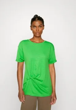 ESPRIT Twisted Hem - T-Shirts Med Print - Green