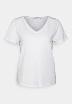 Edc By Esprit Slub V-Neck - T-Shirts - White 10 Edc By Esprit Slub V-Neck - T-Shirts - White -ESPRIT Butikk 1695be113c6046358a6f14d9b51c44c3