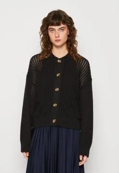 ESPRIT Struct Card - Cardigan - Black