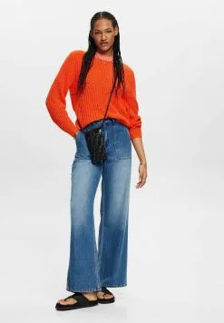 ESPRIT Tape Stitch - Strikkegenser - Orange Red New 11 ESPRIT Tape Stitch - Strikkegenser - Orange Red New -ESPRIT Butikk 18424154cded40b4b8dc87c7343eed42