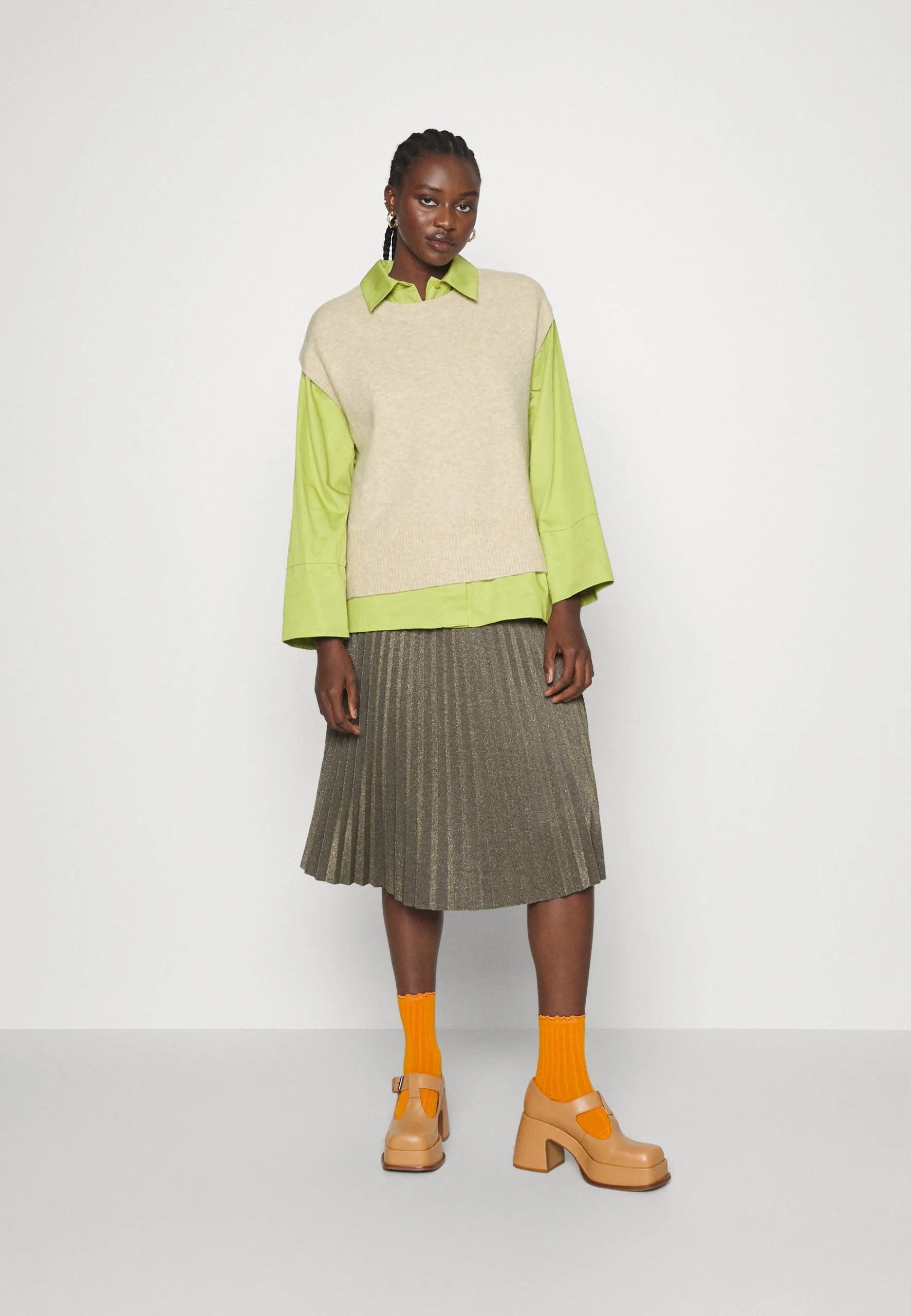 ESPRIT Vest - Strikkegenser - Sand 4 ESPRIT Vest - Strikkegenser - Sand - Bilde 2