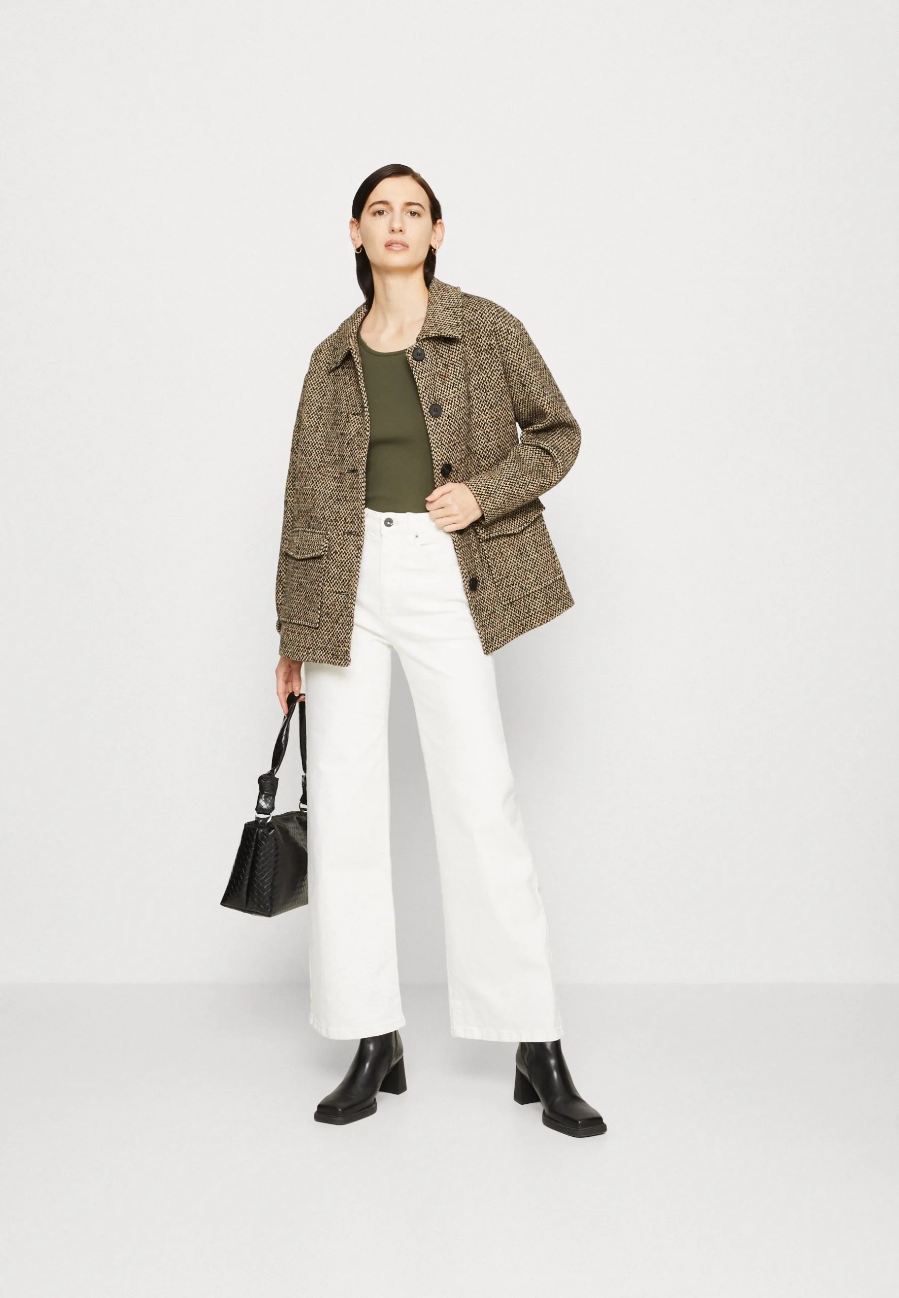 Edc By Esprit Sus - Topper - Dark Khaki 4 Edc By Esprit Sus - Topper - Dark Khaki - Bilde 2