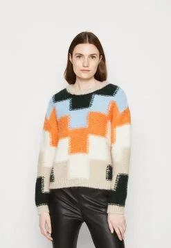 ESPRIT Intarsia Sweater - Strikkegenser - Light Taupe