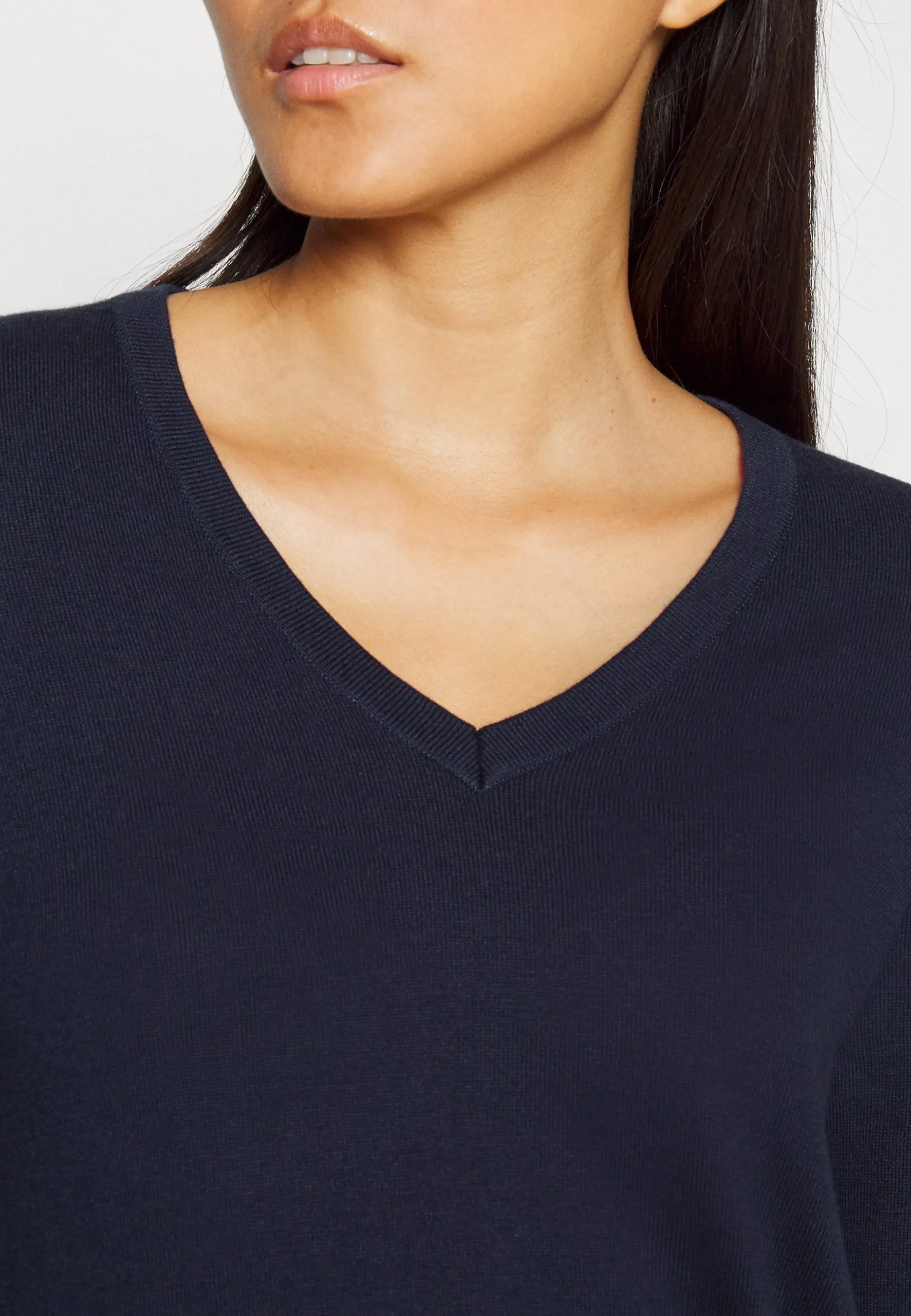 Edc By Esprit V Neck- Strikkegenser - Navy 8 Edc By Esprit V Neck- Strikkegenser - Navy - Bilde 6