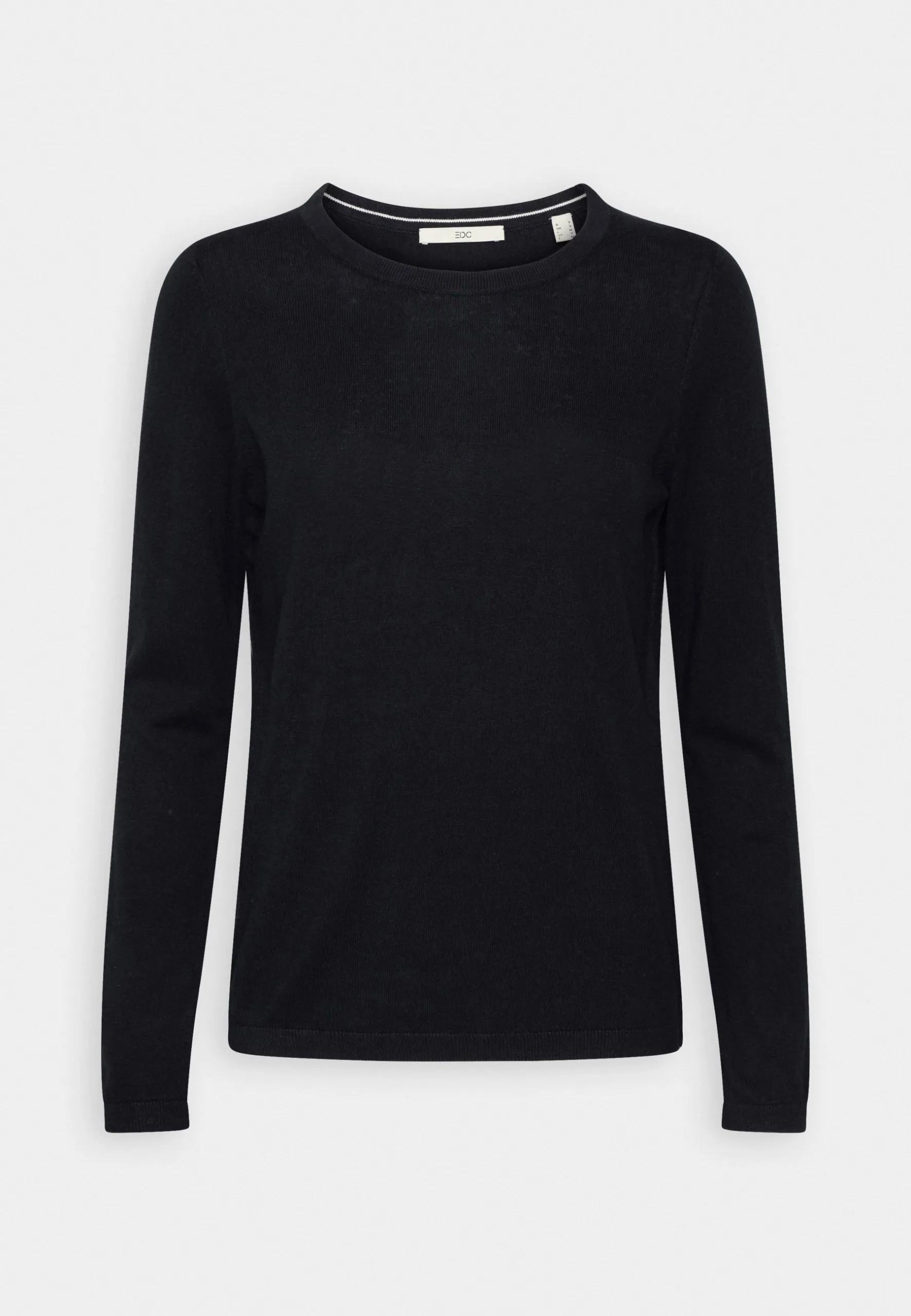 Edc By Esprit Basic Crewneck - Strikkegenser - Black 6 Edc By Esprit Basic Crewneck - Strikkegenser - Black - Bilde 4