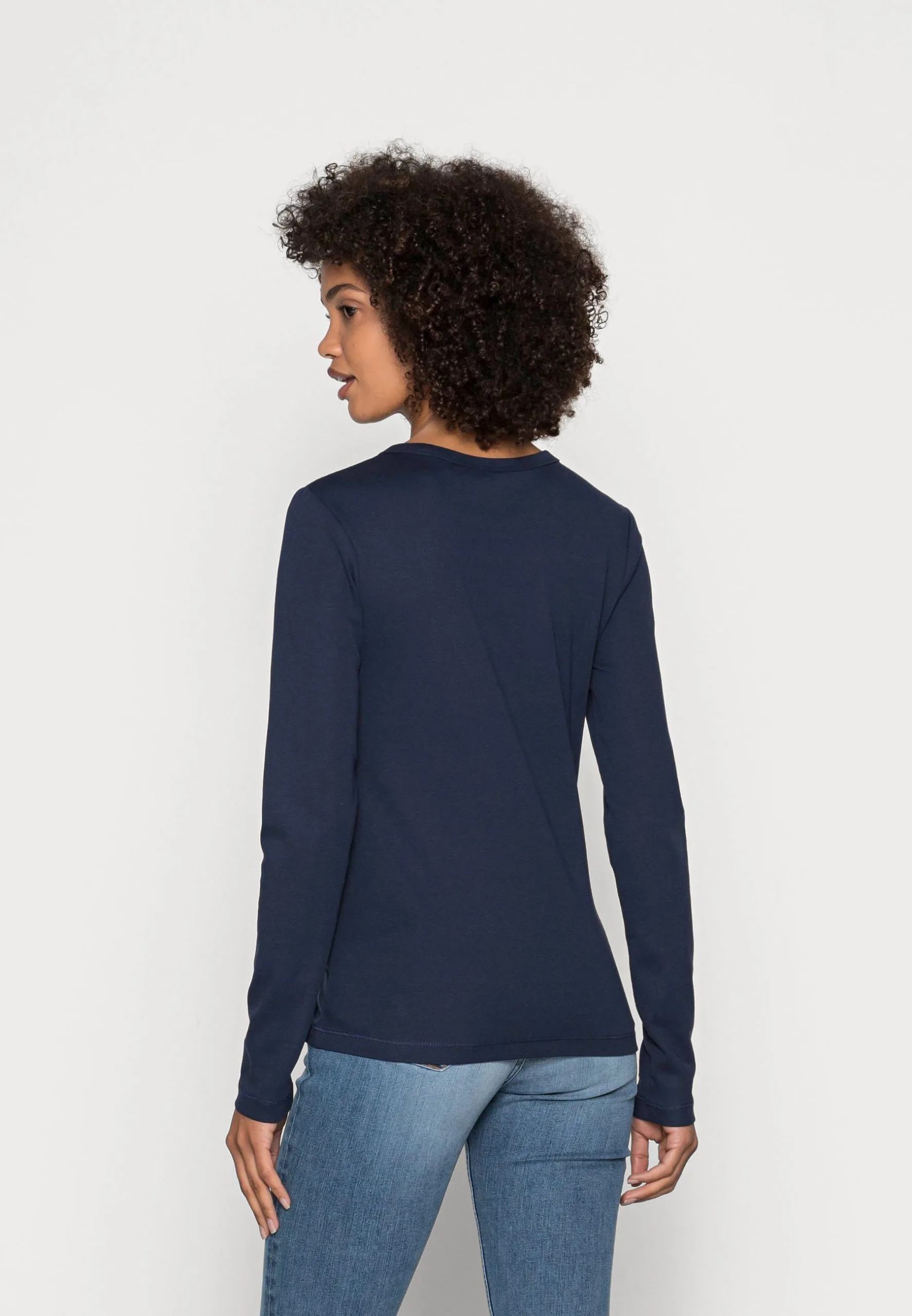 ESPRIT Core Crew - Topper Langermet - Navy 5 ESPRIT Core Crew - Topper Langermet - Navy - Bilde 3