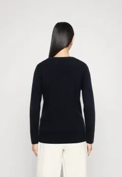 ESPRIT V Neck - Strikkegenser - Navy 10 ESPRIT V Neck - Strikkegenser - Navy -ESPRIT Butikk 2a434d536ae446eaa97e281e788c5cc0