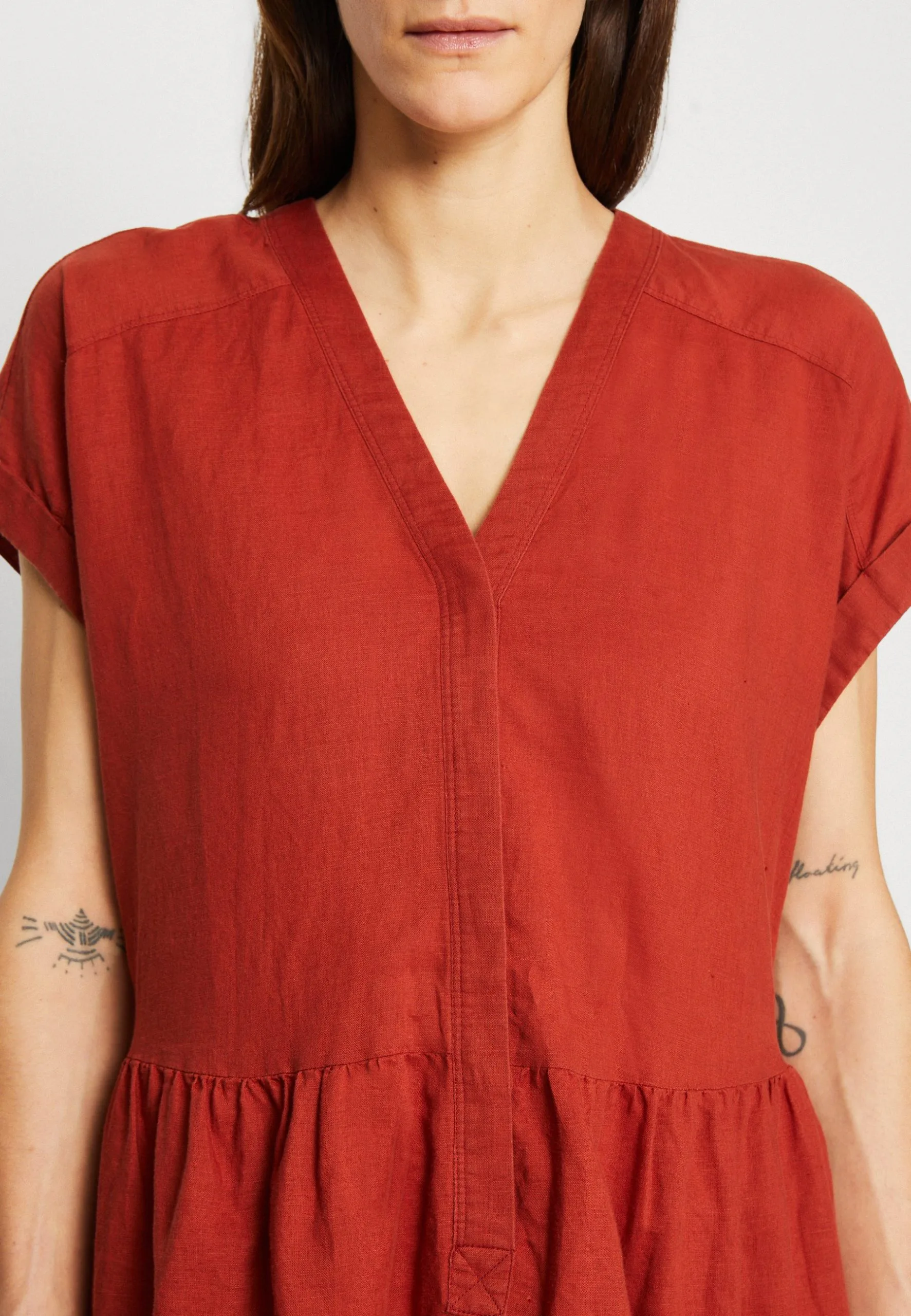 ESPRIT Dress - Kjole - Terracotta 8 ESPRIT Dress - Kjole - Terracotta - Bilde 6