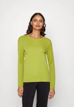 ESPRIT Crew - Topper Langermet - Leaf Green
