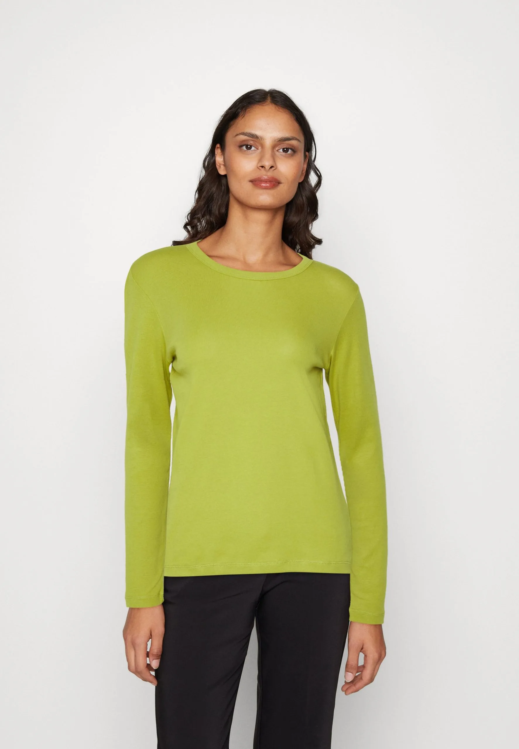 ESPRIT Crew - Topper Langermet - Leaf Green 3 ESPRIT Crew - Topper Langermet - Leaf Green