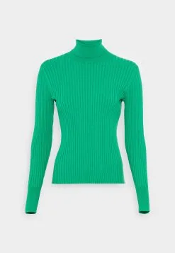 Edc By Esprit Turtle Neck- Strikkegenser - Light Green