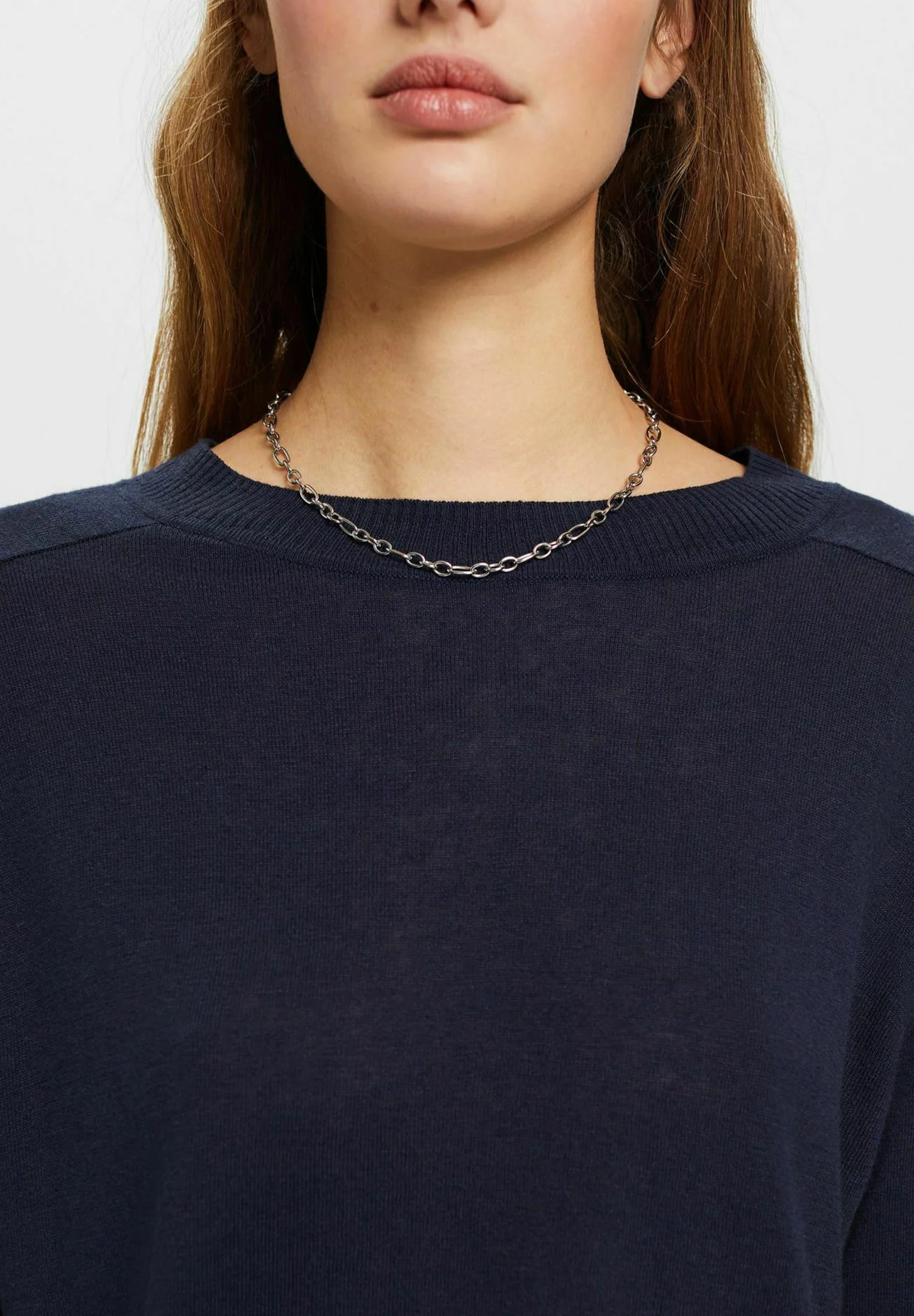 ESPRIT Sus Li Blend Te - T-Shirts - Navy 7 ESPRIT Sus Li Blend Te - T-Shirts - Navy - Bilde 5