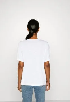 ESPRIT Twisted Hem - T-Shirts Med Print - White -ESPRIT Butikk 339d32ba160b44288425f34ca0054b73