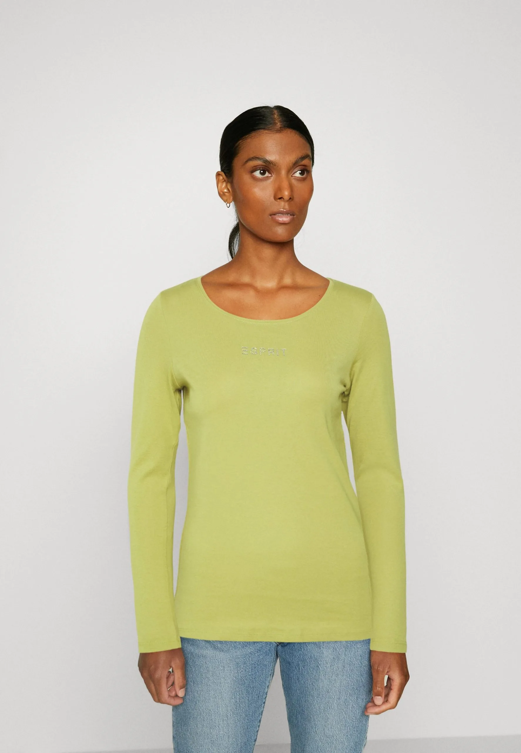 ESPRIT Topper Langermet - Leaf Green 3 ESPRIT Topper Langermet - Leaf Green