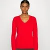 Edc By Esprit V-Neck - Strikkegenser - Red