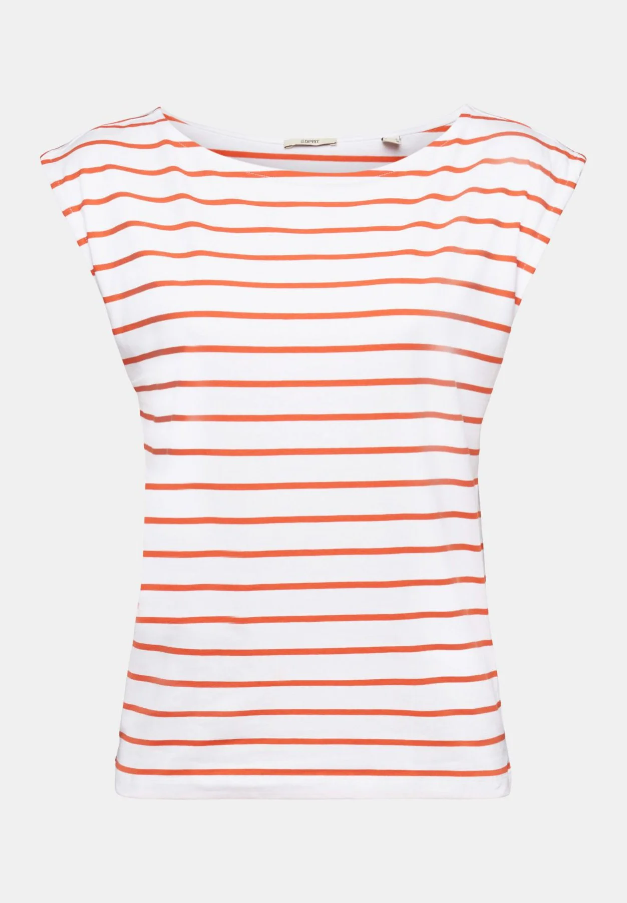 ESPRIT Sslv Stripe - T-Shirts Med Print - Orange Red 8 ESPRIT Sslv Stripe - T-Shirts Med Print - Orange Red - Bilde 6