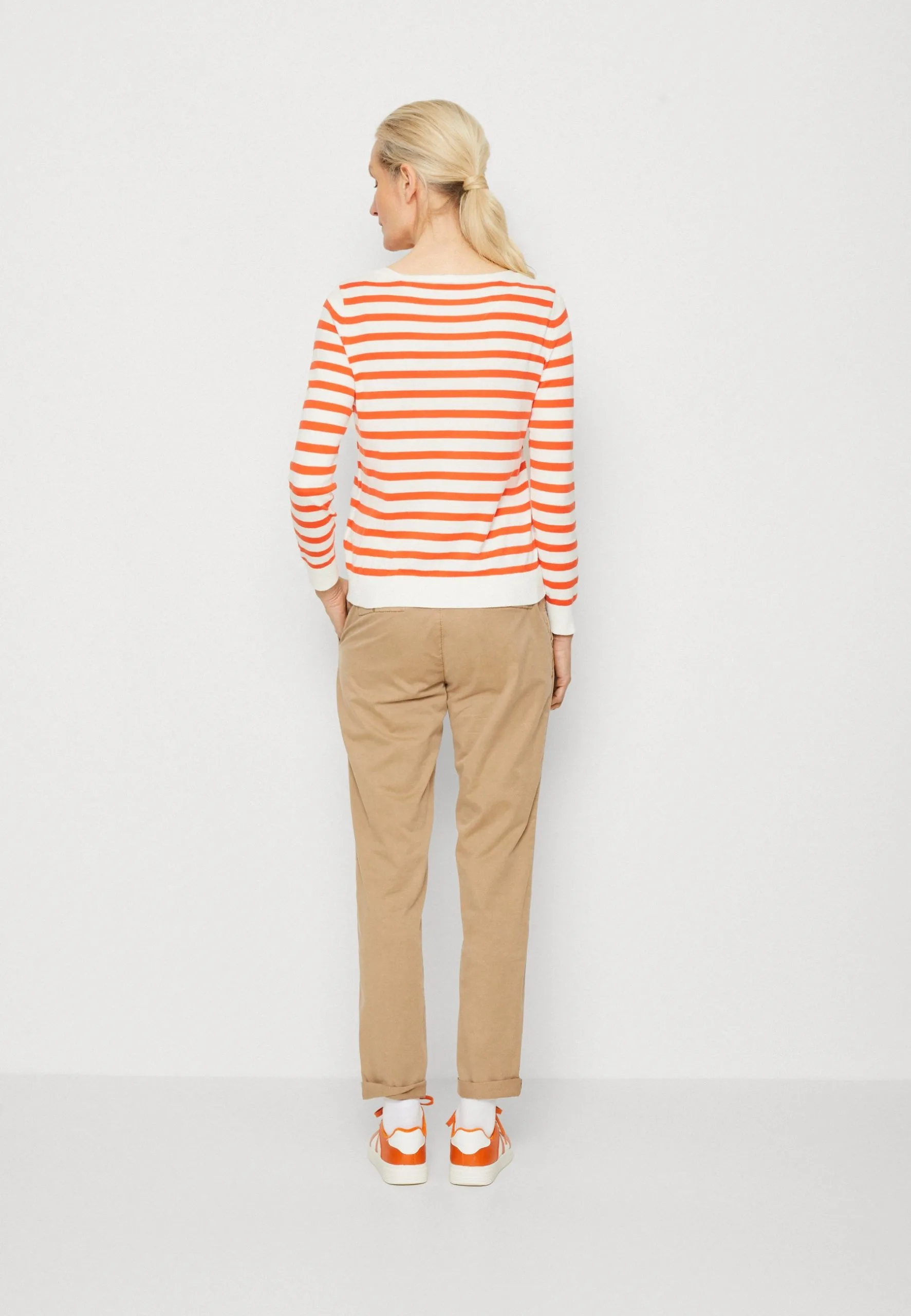 ESPRIT V Neck - Strikkegenser - Orange Red 5 ESPRIT V Neck - Strikkegenser - Orange Red - Bilde 3