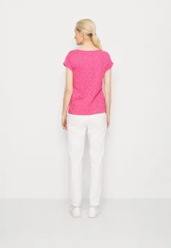 Edc By Esprit Sus Aop - T-Shirts Med Print - Pink Fuchsia -ESPRIT Butikk 3937eebf54434a5080137463286a67e0