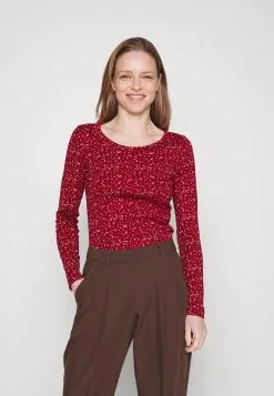 Edc By Esprit Topper Langermet - Cherry Red