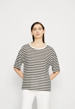 ESPRIT Boxy - T-Shirts Med Print - Anthracite