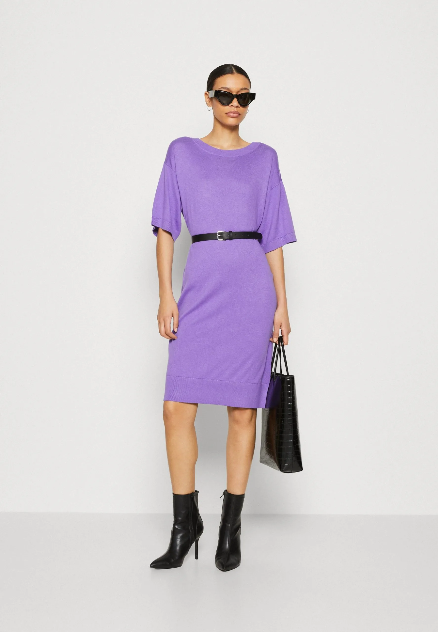 ESPRIT Dress - Strikket Kjole - Purple 4 ESPRIT Dress - Strikket Kjole - Purple - Bilde 2