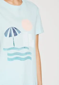 ESPRIT Tee - T-Shirts Med Print - Light Turquoise -ESPRIT Butikk 3c4ed3e38f114f588638a64504e41ddd