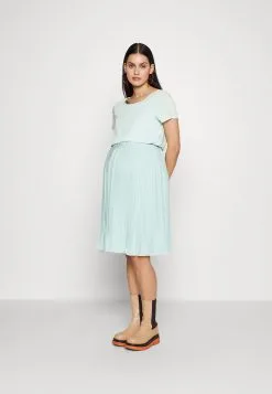 ESPRIT Butikk 33 Dress Mix Nursing Short Sleeve - Kjole - Pale Mint