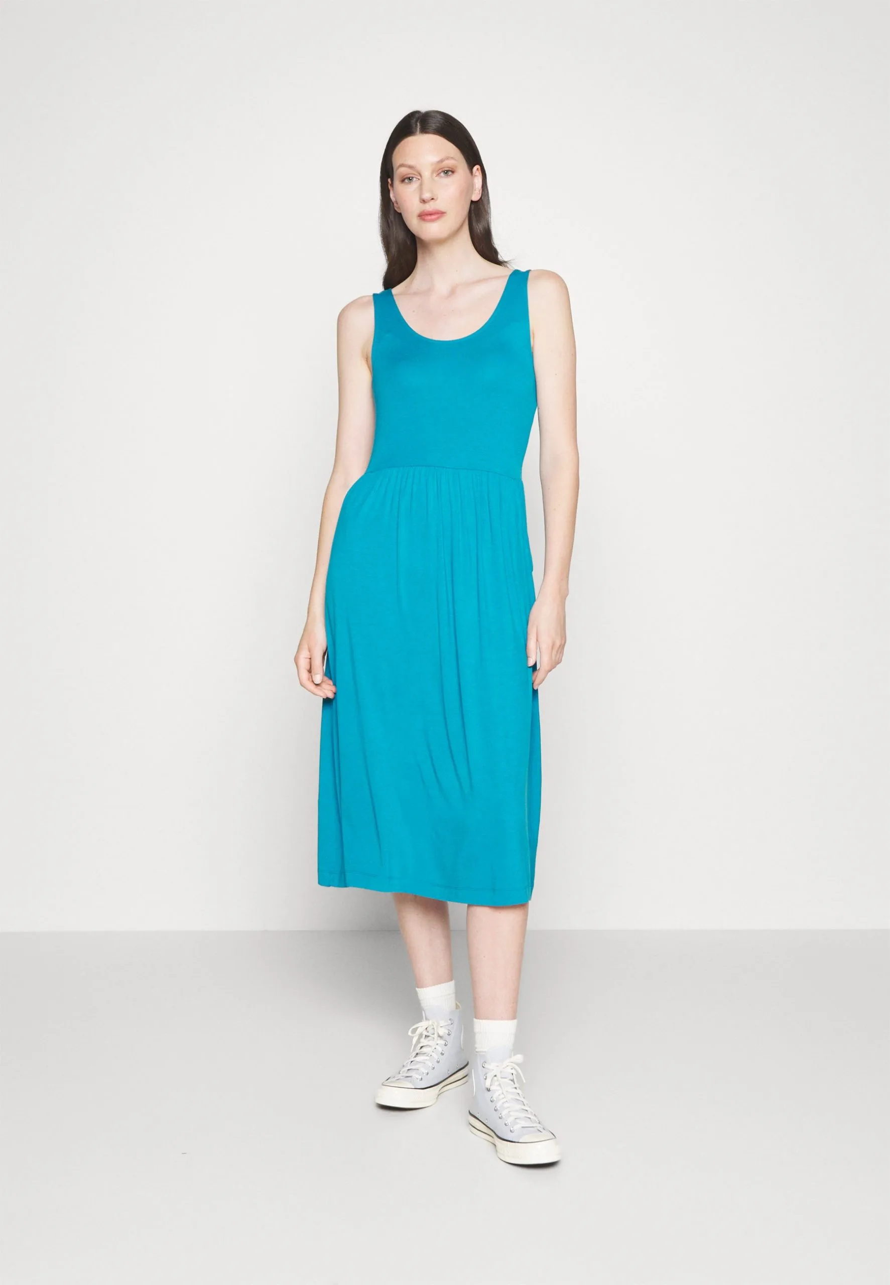 ESPRIT Cve City Dress - Jerseykjole - Dark Turquoise 6 ESPRIT Cve City Dress - Jerseykjole - Dark Turquoise - Bilde 4