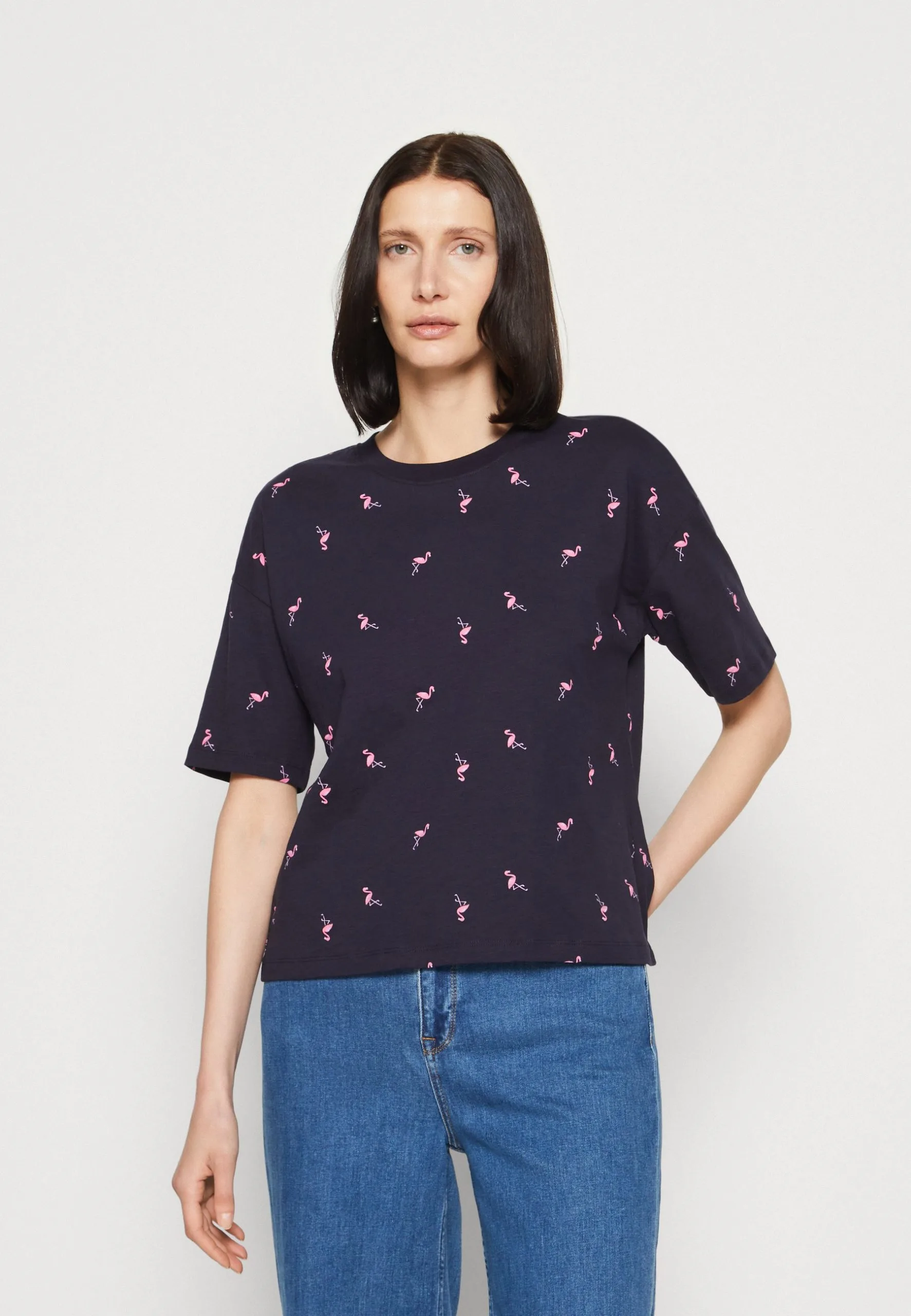 Edc By Esprit Tee - T-Shirts Med Print - Navy 3 Edc By Esprit Tee - T-Shirts Med Print - Navy