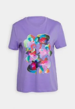 Edc By Esprit Tee - T-Shirts Med Print - Purple -ESPRIT Butikk 3f39b4c29f4e4995aa411f17c5904920