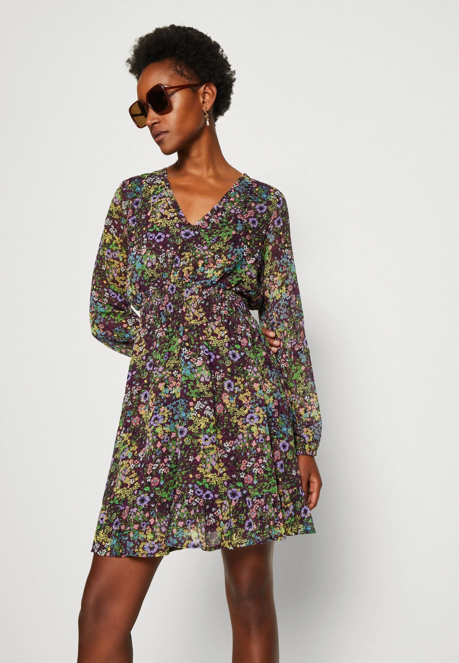 Edc By Esprit Dress - Kjole - Dark Purple 6 Edc By Esprit Dress - Kjole - Dark Purple - Bilde 4